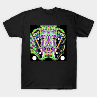 space traveler in underworld madness ecopop T-Shirt